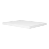 BFM Seating Midtown Rectangular Indoor Tabletop - White