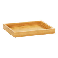 Cal-Mil 1367-10-60 Bamboo 12" x 9 3/4" Tray