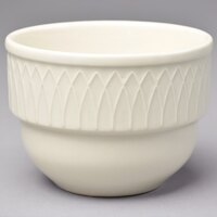 Homer Laughlin from Steelite International HL3837000 Gothic 7 oz. Ivory (American White) China Bouillon Cup - 36/Case