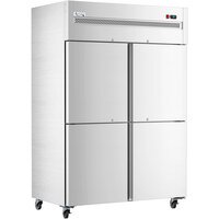 Avantco Z2-F4-K 54" Solid Half Door Stainless Steel Reach-In Freezer