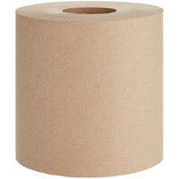 Hygenics 7 1/2" Natural Kraft Hardwound Paper Towel, 690 Feet / Roll - 6/Case