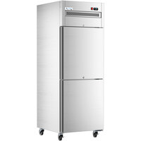 Avantco Z1-F2-A 29" Solid Half Door Stainless Steel Reach-In Freezer