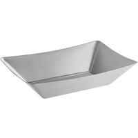 Tablecraft 123524 Better Burger 8 1/2" x 5 3/4" Rectangular Stainless Steel Serving Basket