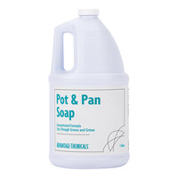 Advantage Chemicals 1 gallon / 128 oz. Concentrated Pot & Pan Liquid Detergent - 4/Case