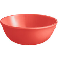 Acopa Foundations 11 oz. Orange Melamine Nappie Bowl - 12/Case