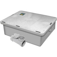 Endura 3925A02LO Lo-Pro 50 lb. 25 GPM Low Profile Grease Trap with 2" Hub