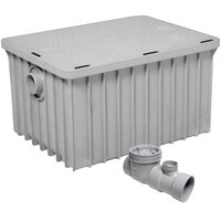 Endura 3935A04 70 lb. 35 GPM Grease Trap with 4" Hub