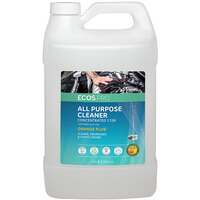 ECOS PL9748/04 Pro 1 Gallon Orange Plus Scented All-Purpose Cleaner and Degreaser - 4/Case