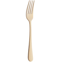 Amefa 1410AUB000340 Austin Gold 7 3/16" 18/0 Stainless Steel Heavy Weight Dessert Fork - 12/Case