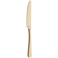 Amefa 1410AUB000335 Austin Gold 8 5/8" 18/0 Stainless Steel Heavy Weight Dessert Knife - 12/Case