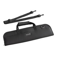 Schraf 5-Pocket Black Nylon Knife Roll