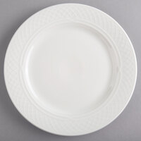 Homer Laughlin from Steelite International HL8766900 Kensington Ameriwhite 8 1/8" Bright White China Plate - 36/Case