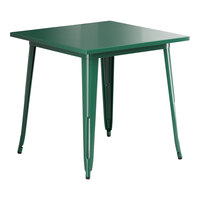 Lancaster Table & Seating Alloy Series 32" x 32" Emerald Green Standard Height Outdoor Table