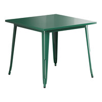 Lancaster Table & Seating Alloy Series 36" x 36" Emerald Green Standard Height Outdoor Table