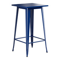 Lancaster Table & Seating Alloy Series 24" x 24" Sapphire Bar Height Outdoor Table