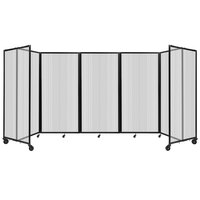 Versare 1272503 Clear Polycarbonate Foldable Room Divider 360 - 14' x 6'