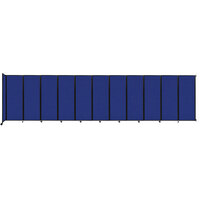 Versare 71901105 Royal Blue Wall-Mounted Room Divider 360 - 30' 6" x 7' 6"