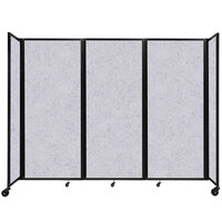 Versare 1933001 Marble Gray SoundSorb Folding Room Divider 360 - 8' 6" x 6' 10"