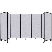 Versare 1933101 Marble Gray SoundSorb Folding Room Divider 360 - 14' x 6' 10"