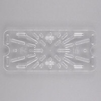 Carlisle 3067007 StorPlus 1/3 Size Clear Polycarbonate Drain Tray