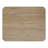 Lancaster Table & Seating 24" x 30" Rectangular Reversible White Birch / Ash Laminated Table Top