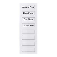 Baker's Lane Ingredient Bin Labels for Gluten-Free Ingredients