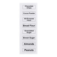 Baker's Lane Ingredient Bin Labels for Bakery Ingredients