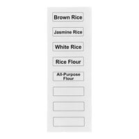 Baker's Lane Ingredient Bin Labels for Asian Restaurant Ingredients