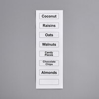 Baker's Lane Ingredient Bin Labels for Baking Toppings and Add-Ins