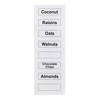 Baker's Lane Ingredient Bin Labels for Baking Toppings and Add-Ins