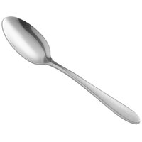 Acopa Pangea 4 1/2" 18/8 Distressed Stainless Steel Extra Heavy Weight Demitasse Spoon - 12/Case