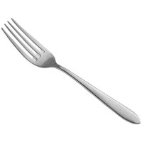 Acopa Pangea 7 1/8" 18/8 Distressed Stainless Steel Extra Heavy Weight Salad / Dessert Fork - 12/Case