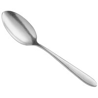 Acopa Pangea 7 1/8" 18/8 Distressed Stainless Steel Extra Heavy Weight Dinner / Dessert Spoon - 12/Case