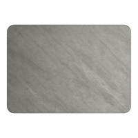 Lancaster Table & Seating 30" x 42" Rectangular Reversible White / Gray Slate Laminated Table Top