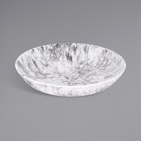 Elite Global Solutions Hermosa 36 oz. Black Marble Embossed Melamine Bowl B381885-BBM - 6/Case