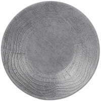 Elite Global Solutions B20365-CM Denali 6 1/4" Cement Embossed Coupe Melamine Plate - 6/Case