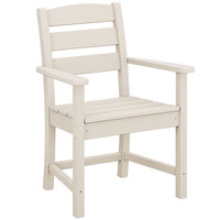 POLYWOOD TLD200SA Lakeside Sand Dining Arm Chair