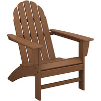 POLYWOOD Vineyard Teak Adirondack Chair