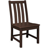 POLYWOOD Vineyard Mahogany Dining Side Chair