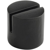 American Metalcraft Round Hammered Black Aluminum Card Holder