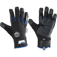 Ergodyne 17386 ProFlex 818WP Black Thermal Waterproof Work Gloves with Tena-Grip - 2X - Pair