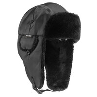 Ergodyne 16845 N-Ferno 6802 Black Classic Trapper Hat - L/XL