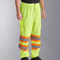 Ergodyne 22963 GloWear 8911 Lime Class E Two-Tone Pants