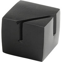 American Metalcraft Square Hammered Black Aluminum Card Holder