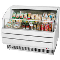 Turbo Air TOM-40SW-N Slim Line 39" White Horizontal Air Curtain Display Case