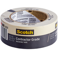 3M Scotch™ 1.88" x 60 Yards Contractor Grade Masking Tape 2020-48MP - 24/Case