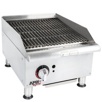 APW Wyott 3H-GCRB-48S 48" CharRock Lava Rock Charbroiler - 120,000 BTU