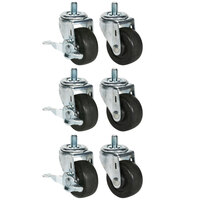 Beverage-Air 61C01S012A 3" Replacement Casters for DP119, UCR119A and WTR119A - 6/Set