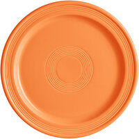 Acopa Capri 10" Valencia Orange Stoneware Plate - 12/Case