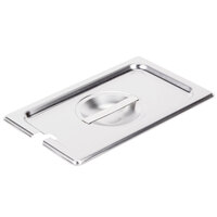 Vollrath 75240 Super Pan V® 1/4 Size Slotted Stainless Steel Steam Table / Hotel Pan Cover